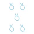 thumbnail image 1 of Minnieouse Diadema con orejas de tela para niños, diadema decorativa bonita para niños de primavera, diadema portátil para niños y niñas, Type2 NO2, 1 of 6