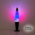 thumbnail image 3 of YOPTOP 16” Pink/  Lava Motion Volcano Lamp  Pink Wax in  Liquid  Silver Metal Base, 3 of 5
