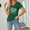 Green, variant on Bovemsi Funny Shirt Women Please Don'T Be Rude To Me Graphic V Neck T Shirt Sarcastic Short Sleeve Tee Humor Mom Summer Tops, Black Women's Summer Short Sleeve T-Shirts, S