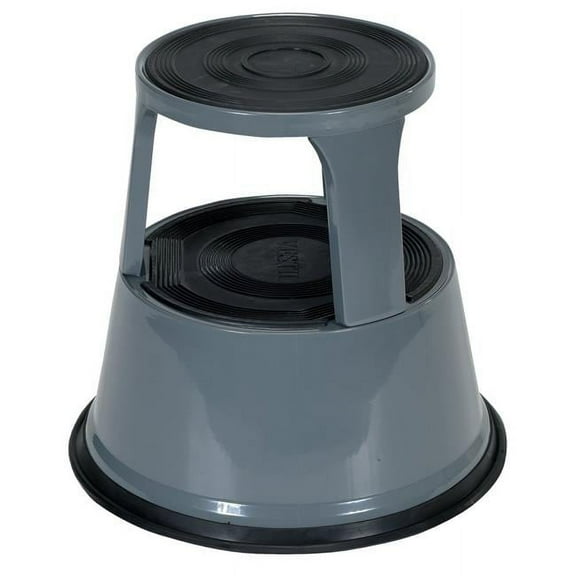 Vestil Manufacturing  17 in. Gray Rolling Step Stool