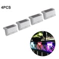 thumbnail image 4 of MYG 4 Pack Solar Fence Lights LED Waterproof Outdoor Solar Power LED Stair Lights, 4 of 7