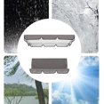 thumbnail image 4 of Patio Swing Canopy Cover Set,Summer Outdoor Swing Canopy Replacement Cover,Replacement Top Cover for Outdoor Garden Patio Yard Park Porch Seat(Not Including Chair) (Red), 4 of 6
