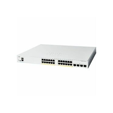 Cisco Catalyst C1200-24FP-4G Ethernet Switch, 24 Ports - Manageable - Gigabit Ethernet - 10/100/1000Base-T, 1000Base-X - 3 Layer Supported