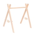thumbnail image 1 of Lipstore Play Gym Frame Sturdy Foldable Infant Activity Gym Frame Infants Shower Gift with Wooden Ring, 1 of 8