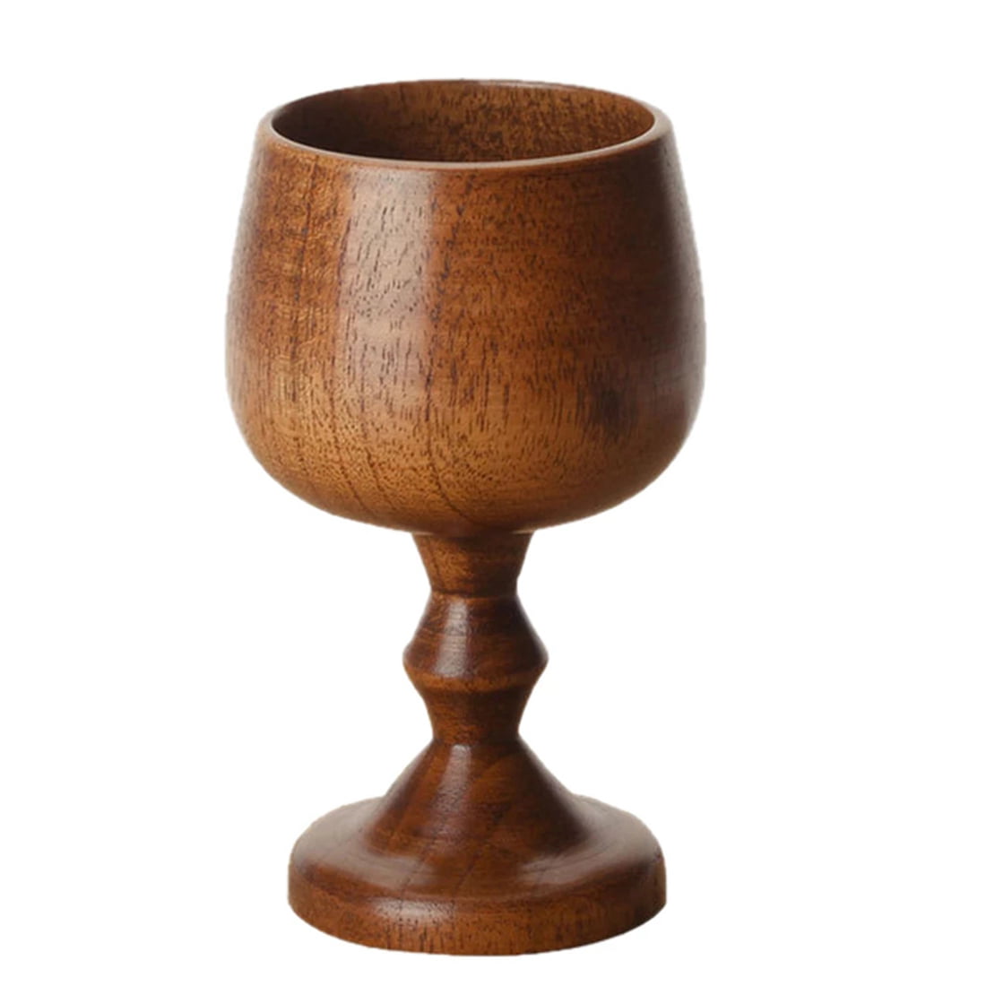 Ebros Gift Mystical Howling Gray Wolf Wine Goblet 7oz Chalice Cup In Rustic Wood Bark Roots Design 