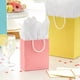 thumbnail image 2 of Surtido de bolsas de regalo de Pascua Hallmark (8 bolsas: 3 pequeñas de 6 pulgadas, 3 medianas de 9 pulgadas, 2 grandes de 13 pulgadas), azul pastel, rosa, amarillo, morado, naranja, verde para cumple, 2 of 6