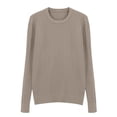 thumbnail image 6 of TRUBKH Womens Sweaters Mock Neck Top Long Lantern Sleeve Slim Fit Blouses for Women Dressy Casual Lightweight Sweaters for Women Loose Fit Layered Sweaters Fall Sweaters Fall Tops For Gray XL, 6 of 8