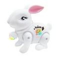 thumbnail image 3 of STARTIST Electric Pet Toy Electronic Interactive Toy Sound Effect Electric Walking Rabbit Toy for Early Education Party Favor Crawling White, 3 of 8