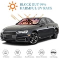 thumbnail image 3 of PIKWEEK Front Windshield Sun Shade-Accordion Folding Auto Sunshade for Car Truck SUV-Blocks UV Rays Sun Visor Protector-Keep Your Vehicle Cool  Various Size 55.12*29.92 in, 3 of 7