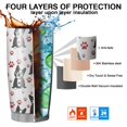 thumbnail image 7 of 20 Oz Boston Terrier Puppy Dog Coffee Tumbler Double Wall Insulated Stainless Steel Water Bottle | Metal Reusable Thermoses Flask with Cup Cap | Leak & Sweat Proof with Anti-Dust Lid, 7 of 7