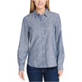 thumbnail image 2 of Camisa con botones Tommy Hilfiger azul grande estilo Moderno, 2 of 2