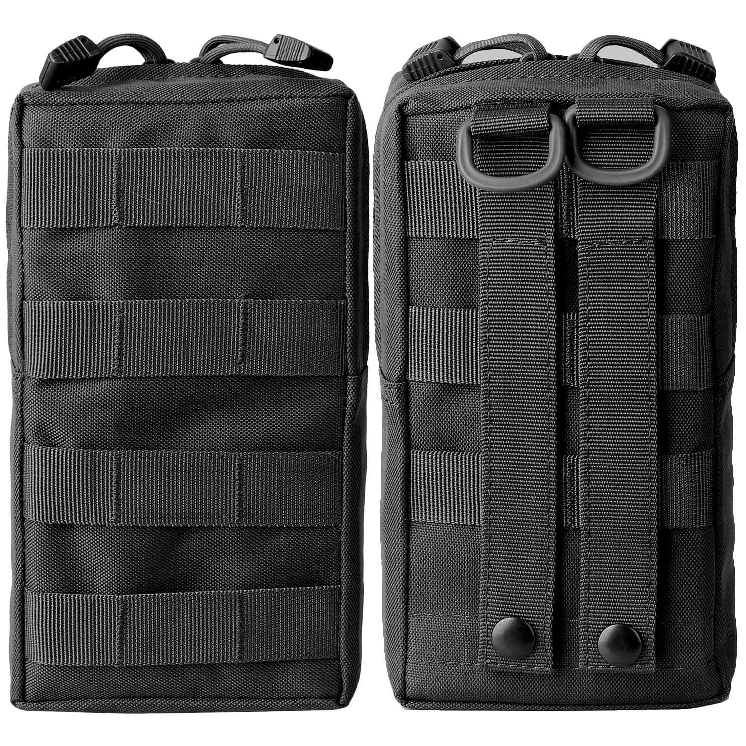 Tactical Compact Water-Resistant Utility Gadget Gear EDC Pouch Hanging Waist Bags Ydmpro 2 Pack Molle Pouches 