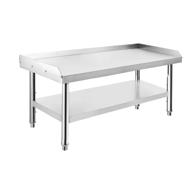 Support de Gril pour Équipement en Acier Inoxydable avec Pattes Ajustables, Support d'Équipement Table de Gril pour Hôtel, Maison, Restaurant Commercial Cuisine