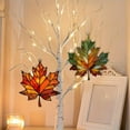 thumbnail image 4 of Maple Leaf Fall Suncatcher for Window, 3.9in Stained Glass Window Hanging Ornament, Acrylic Fall Maple Leaves Hanging Ornament for Winter Thanksgiving Autumn Decorations, 4 of 7