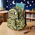 thumbnail image 3 of Yspwyqan Kids Camo Backpack And Lunch Box Set 4 Piece Cartoon Dinosaur Boys Backpack Set for Boys, Lightweight Large Capacity School Bag for Elementary Middle School Travel, 3 of 7