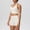 Suit-745White, variant on Gamivast Gym Sets for Women 2 Piece Halter Neck Crop Top & Shorts Workout Outfits High Waist Yoga Activewear Running Sports Fitness Matching Suits