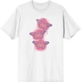 thumbnail image 3 of Spray Paint Butterfly Adult White Crew Neck Short Sleeve Tee-Large, 3 of 4