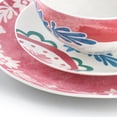 thumbnail image 4 of Spice by Tia Mowry Savory Saffron 18 Piece Round Fine Ceramic Dinnerware Set in Golden Red, 4 of 5