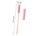 thumbnail image 3 of Toe Cleaning Brush, Silicone Toe Gap Cleaner 15.7inch Long Handled Foot Brush for Seniors, Soft Rubber Brush Exfoliating Foot Scrubber for Shower - Seniors, Men and Women (Pink), 3 of 4