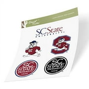 South Carolina State University SCSU Bulldogs NCAA Sticker Vinyl Decal Laptop Water Bottle Car Scrapbook (Type 2 Sheet)