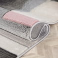 thumbnail image 6 of Well Woven Lane Blush Pink Modern Geometric Boxes Squares Area Rug (9'3" x 12'6"), 6 of 9