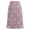 Purple Pink, variant on Joernso Bodycon Skirt Hollow Out Lace Elegant A-line High Waist Knee Length Skirt for Office