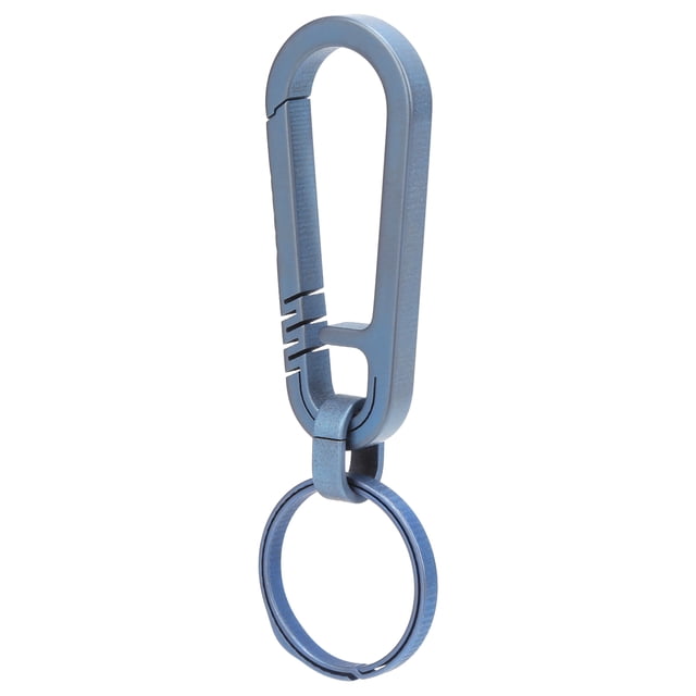 Carabiner, Multifunction High Hardness Key Chain Ring Buckle Ergonomic Design For Office For Outdoor Blue