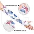 thumbnail image 3 of ALAZA Starfish Shells Conch UV Sun Protection Arm Sleeves UPF 50+ Compression Cooling Sleeve 1 Pair, 3 of 7
