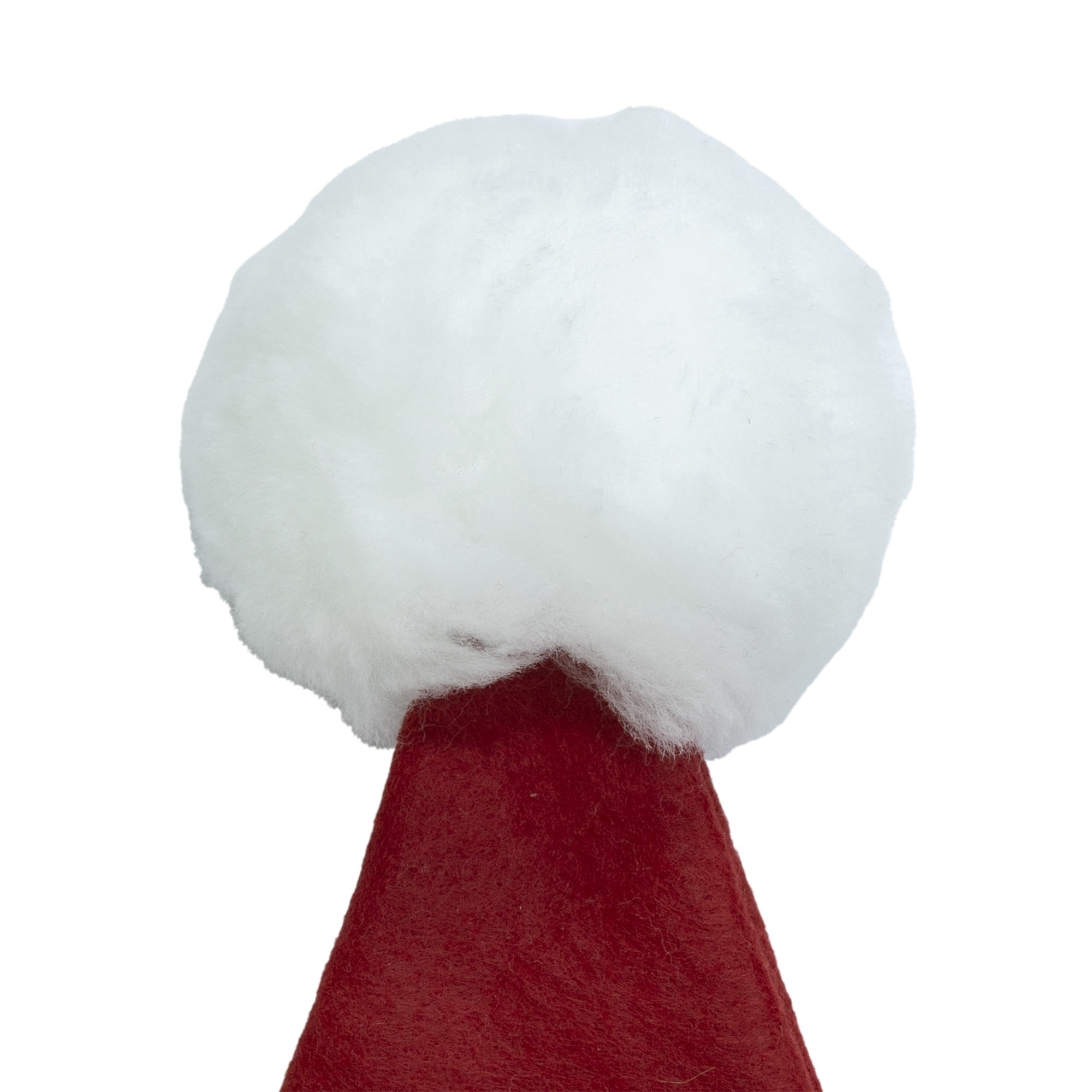 Large Felt Santa Hat, Red and White, 17", by Holiday Time