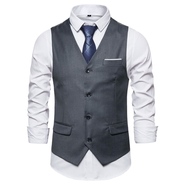 Gilet de Costume Formel Automne Hiver pour Hommes