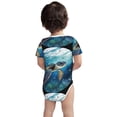 thumbnail image 6 of Rocae Watercolor Turtle4 for Baby Climbing Clothes Soft Baby Romper for Active Infants Comfortable and Breathable Crawling Jumpsuit Unisex Baby Outfit 12 Months, 6 of 8