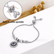 thumbnail image 5 of Pulsera de Ojo Turco Belug Acero Inoxidable para Mujer Tamaño Ajustable, 5 of 5