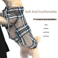 thumbnail image 5 of MAMORE Soft Casual Dog Plaid Shirt, Cotton Pet Clothes for Dog for Wedding and Christmas Costumes (Medium, Dark Khaki), 5 of 7