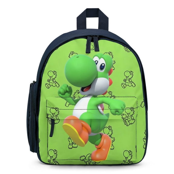 Cartoon Yo-shi Backpacks Bookbag Casual Daypack Backpacks for Travel Camping Hiking
