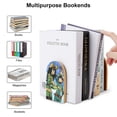 thumbnail image 3 of My Hero Academia Boku Bookends Wood Book Divider Decor Shelves Non-Skid Book Stand 2 Pieces For Classroom Dormitory Bookshelf Office Home, 3 of 7