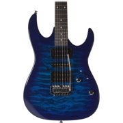 Ibanez GIO GRX70QA Electric Guitar, Blue, 9.80 lb