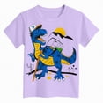 thumbnail image 5 of TOWED22 Boy's Graphic T Shirts Short Sleeve Crew Neck Summer Casual Tee Tops(Purple,13-14 Y), 5 of 5