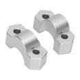 thumbnail image 4 of Handlebar Adapter, Fat Bar Riser Anti Fading Rustproof Aluminium Alloy High Strength  Replacement For F850gs Adventure 2019- For Motorcycle Silver, 4 of 8