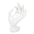 thumbnail image 2 of Hand Form Ring Holder Jewelry Display Organization Rack Bracelet Ring Watch Stand Support Aesthetic Decor Y2k Room Decor (White) 6.69x3.15", 2 of 4