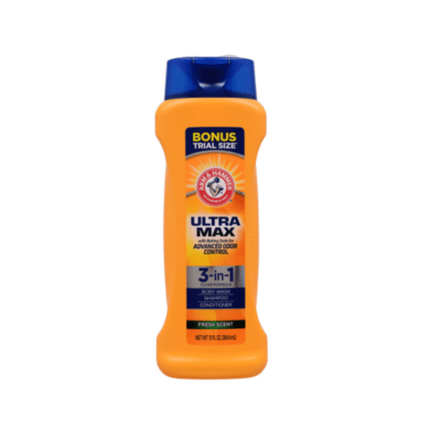 Arm & Hammer Ultra Max 3IN1 Fresh Scented Body Wash Shampoo