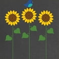 thumbnail image 2 of CafePress - Sunflower Garden Bird Maternity T Shirt - Maternity Dark T-Shirt, 2 of 3