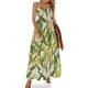 thumbnail image 1 of Vestido sin mangas con estampado de flores de acacia australiana, vestidos de fiesta para mujer, mono de verano para mujer, 1 of 7