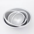 thumbnail image 3 of Shisuyan Semicircle Cake Mold Silver 17.50X15.50X7.60CM Anodized Process Uniform Baking Non-Stick For Home Users 1Pack, 3 of 8