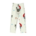 thumbnail image 4 of Fotbe Christmas Pug Dog Men's Pajama Pants,Sleepwear Pants,Pj Bottoms Drawstring And Pockets-Large, 4 of 9