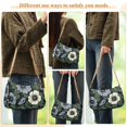 thumbnail image 4 of FORMRS Womens Shoulder Bag with Chain Strap Clutch Purse Cute Tote Handbag, Dark Floral, 4 of 7