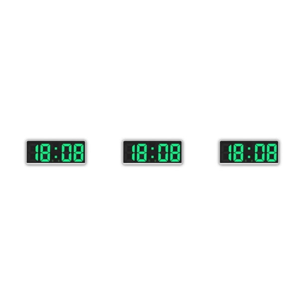 Reloj Digital LED Wosthever ABS pantalla de fecha estilo Simple rectangular
