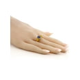 thumbnail image 4 of Gem Stone King 2.22 Ct Oval Blue Lapis Yellow Citrine 18K Yellow Gold Plated Silver Ring, 4 of 4