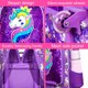 thumbnail image 4 of Mochila con Ruedas AGSDON Unicornio Morada Set de 3 Piezas, 4 of 7