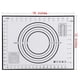 thumbnail image 2 of Monstrate Cake Biscuit Pastry Non-stick Silicone Kneading Sheet Tool Portable Mat Baking Pad Kitchen Rolling Accessories Type3 NO3 Monstrate  JJ14823-04B, 2 of 6