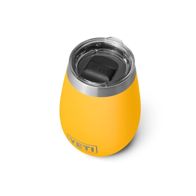 Vaso de vino YETI Rambler de acero inoxidable, 300 ml, amarillo alpino
